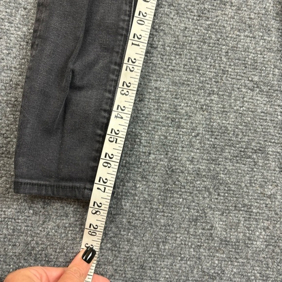 AMERICAN EAGLE Women’s Black AEO Denim Super Stretch Jeggings distressed… - Picture 5 of 9